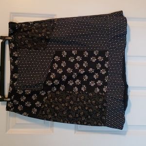 Ann Taylor LOFT petite size 12P, patchwork skirt
